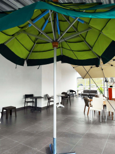 Зонт профессиональный 2.5х2.5 м Eden Garden Fiesole Split алюминий, акрил зеленый, салатовый Фото 6