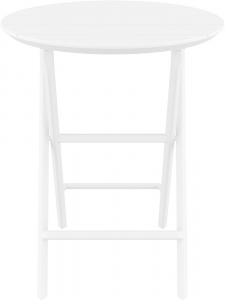 Стол пластиковый складной Siesta Contract Helen Folding Table 60 пластик белый Фото 6
