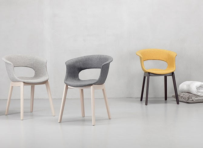Кресло с обивкой Natural Miss B Pop