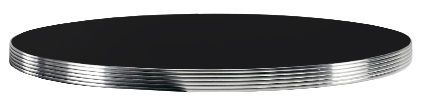 Столешница круглая Laminate Aluminium Edge