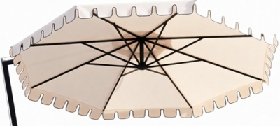 Зонт профессиональный Ø3.5 м THEUMBRELA SEMSIYE EVI Banana алюминий, акрил черный, натуральный, черный Фото 7