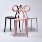 Стул пластиковый Qeeboo Ribbon полипропилен розовый Фото 56