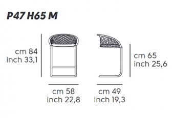 Стул полубарный плетеный-thumbs-Фото3
