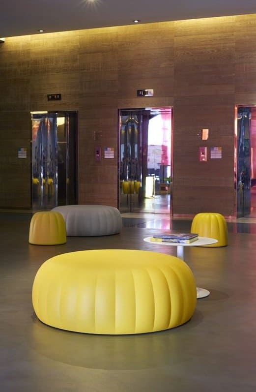 Пуф пластиковый мягкий Gelee Pouf Standard