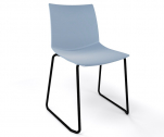 Стул пластиковый Gaber Kanvas ST сталь, технополимер бледно-синий Фото 1