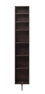 Поворотный зеркальный шкаф Shelf.On Зум Шелф Стекло ЛДСП венге Фото 1