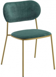 Стул на металлокаркасе с обивкой-thumbs-Фото1