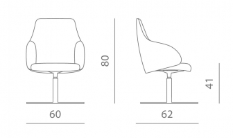 Кресло вращающееся с обивкой-thumbs-Фото3