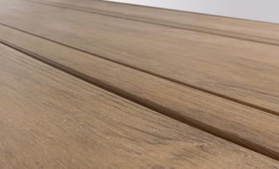 Стол деревянный обеденный Garden Relax Elias алюминий, ДПК антрацит, тик Фото 6