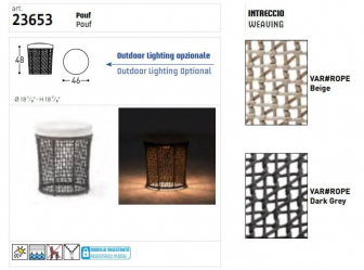 Пуф плетеный с подушкой-thumbs-Фото3