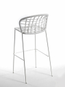 Стул плетеный барный Gaber Sanela Stool 75 сталь, роуп Фото 8
