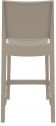 Стул пластиковый полубарный Siesta Contract Maya Bar 65 стеклопластик бежевый Фото 9