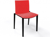 Стул пластиковый Gaber Clipperton технополимер красный Фото 1