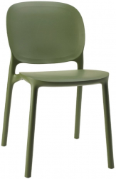 Стул пластиковый Hug Go Green, оливковый