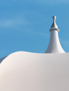 Зонт пляжный профессиональный Ø2.4 м Crema Pagoda алюминий, акрил Фото 9