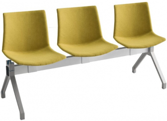 Скамейка с обивкой трехместная-thumbs-Фото1