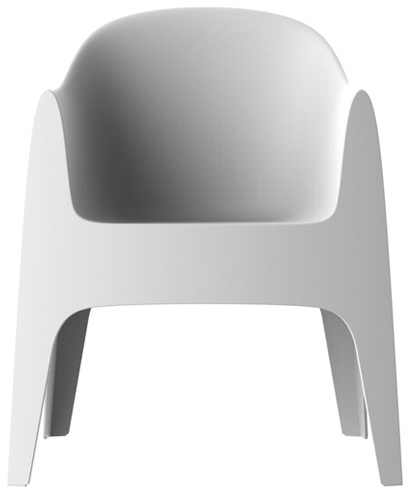 Кресло пластиковое Solid Basic, белый