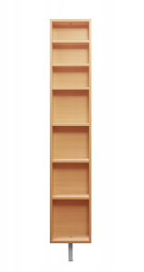 Поворотный зеркальный шкаф Shelf.On Зум Шелф Арт ЛДСП молочный дуб Фото 4