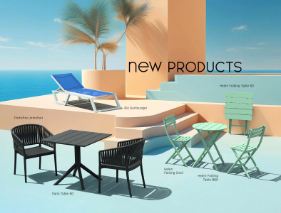 Стол пластиковый складной Siesta Contract Helen Folding Table Ø60 пластик опаловый зеленый Фото 12