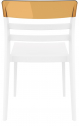 Стул пластиковый Siesta Contract Mone стеклопластик, поликарбонат белый, янтарный Фото 8