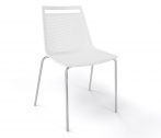 Стул пластиковый Gaber Akami NA металл, технополимер белый Фото 4
