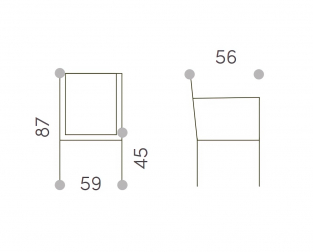 Кресло металлическое текстиленовое-thumbs-Фото3