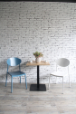 Стул металлический Fenny Day 767 алюминий синий Фото 6