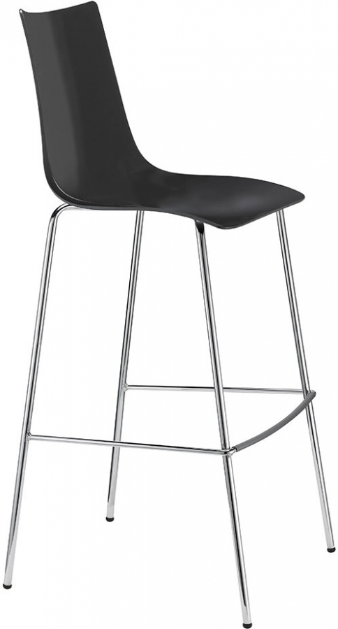 Стул барный пластиковый Zebra Technopolymer