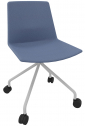 Стул офисный на колесах Quadrifoglio Clue алюминий, ткань Фото 1