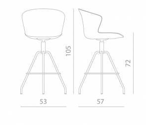 Стул барный с обивкой-thumbs-Фото3