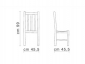 Стул деревянный Amici Atos Classic Chair S 45 ироко Фото 2