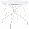 Стол металлический обеденный Garden Relax Etienne сталь белый Фото 1