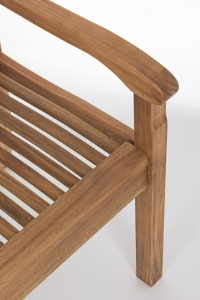 Скамейка деревянная трехместная Garden Relax Noemi Bench акация Фото 5