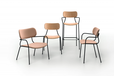 Кресло лаунж с обивкой Arrmet Kiyumi Fabric LO сталь, ткань Фото 10