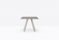 Стол обеденный PEDRALI Arki-Table Outdoor сталь, компакт-ламинат HPL бежевый, бежевый мрамор Фото 4