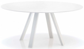 Стол круглый PEDRALI Arki-Table Compact сталь, алюминий, компакт-ламинат HPL белый Фото 4