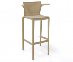 Кресло пластиковое барное Gaber Spyker Stool B технополимер тортора Фото 1