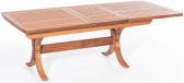Стол деревянный раздвижной WArt Lotus 200L ироко Фото 2