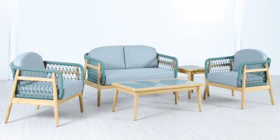 Столик деревянный кофейный Tagliamento Cambria тик натуральный Фото 7