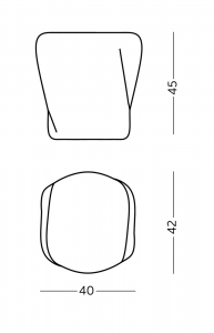 Столик пластиковый журнальный SLIDE Reborn Standard полиэтилен туманный белый Фото 2