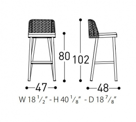 Стул плетеный барный-thumbs-Фото3