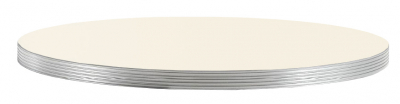 Laminate Silver Edge Столешница круглая