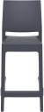 Стул пластиковый полубарный Siesta Contract Maya Bar 65 стеклопластик темно-серый Фото 6