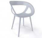 Кресло пластиковое Gaber Moema BP полимер-сталь, технополимер жемчужно-серый Фото 1