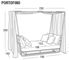 Лаунж-лежак с навесом-thumbs-Фото3