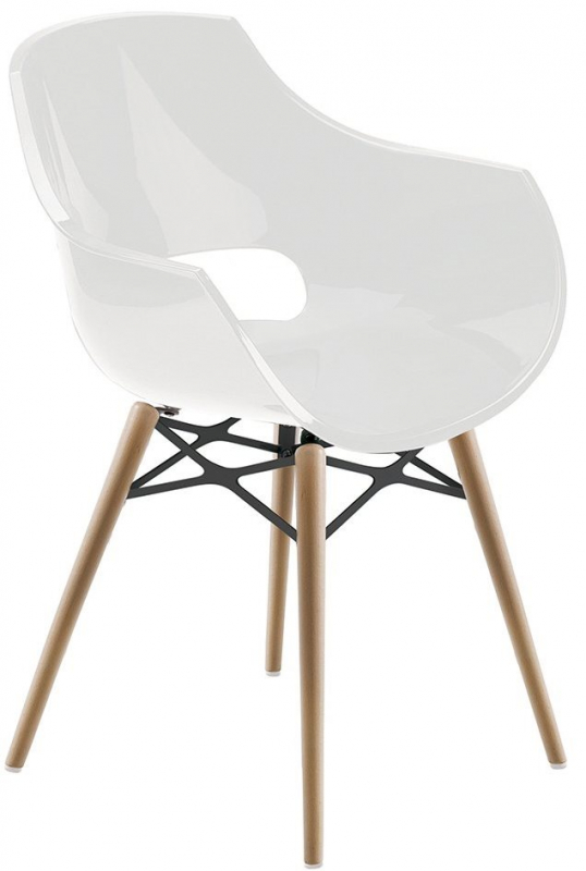 Кресло пластиковое Opal Wox Beech