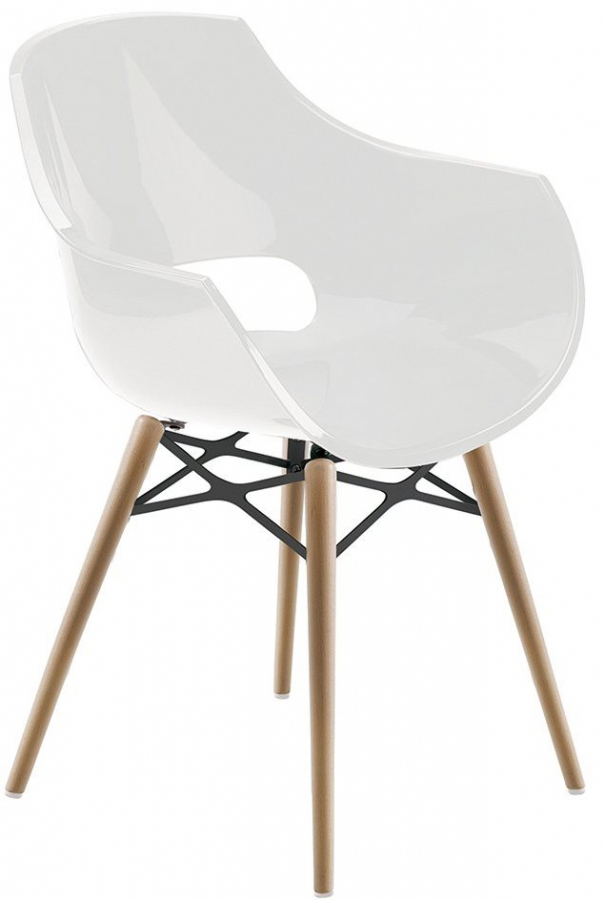 Кресло пластиковое Opal Wox Beech