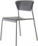 Стул пластиковый Scab Design Lisa Technopolymer сталь, технополимер антрацит Фото 2