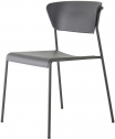 Стул пластиковый Scab Design Lisa Technopolymer сталь, технополимер антрацит Фото 1
