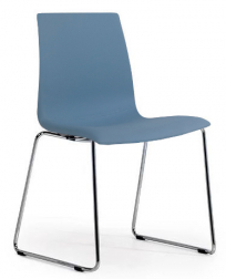 Стул пластиковый на полозьях-thumbs-Фото1